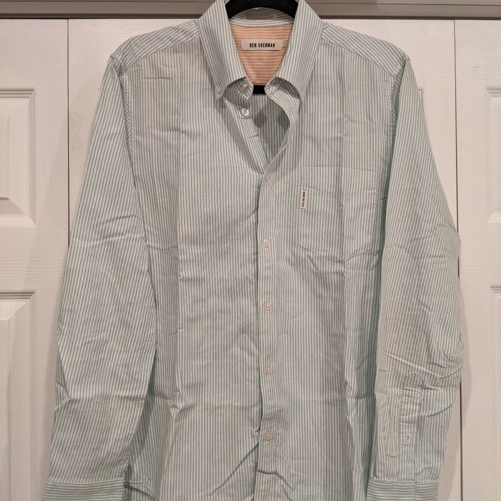 Ben Sherman Men's Striped Button Down